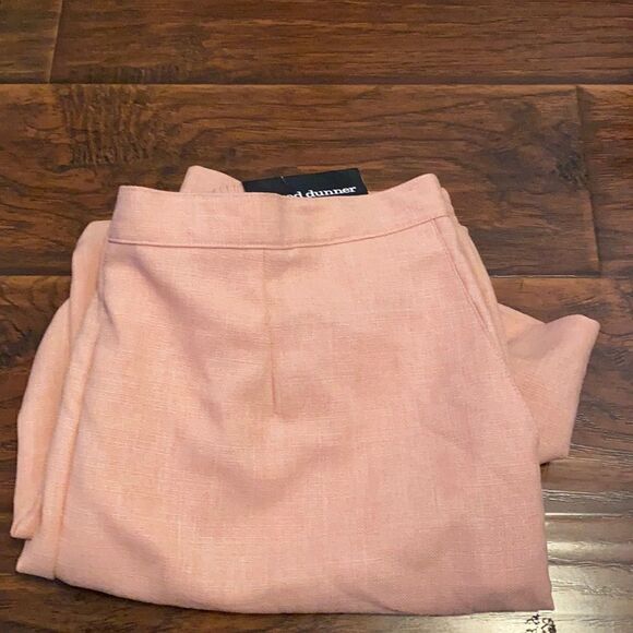 Alfred Dunner Pink Feminine Grandma Core Classic Fit Pull-On Casual Pants NEW - Picture 1 of 11